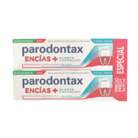Parodontax Encias + Aliento Y Sensibilidad 2x75ml Promo