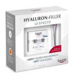Eucerin Hyaluron-Filler + 3 Effect Spf 15 Trockene Haut 50 ml + Augenkontur 15 ml Promo 