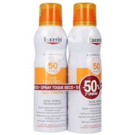 Eucerin Spray Transparente Toque Seco Spf50 2x200 ml Promo