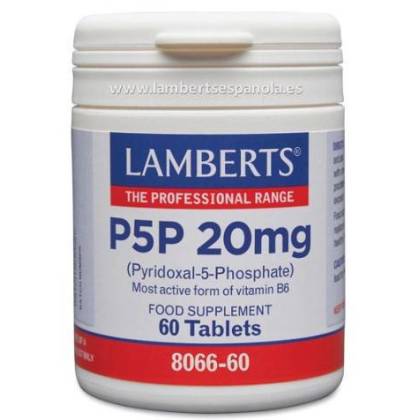 Lamberts P5p 20 Mg (pyridoxal-5-phosphat) 60 Tabs 8066-60