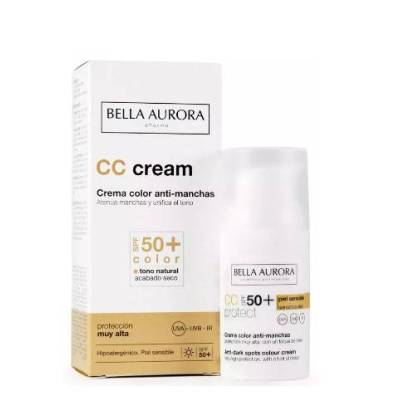 Bella Aurora Crema Color Antimanchas Spf 50 Piel Sensible 30 ml