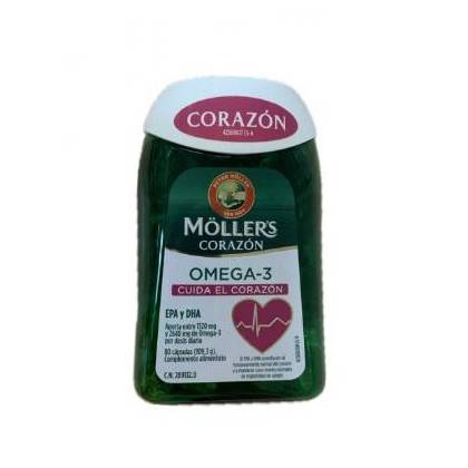 Mollers Corazon Omega 3 80 Capsulas