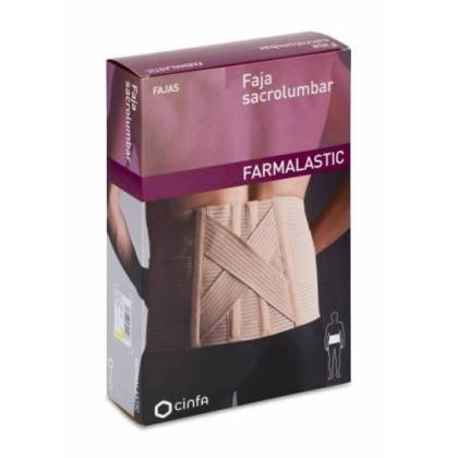 Faja Sacrolumbar Farmalastic Contorno Cintura 10