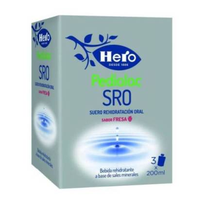 Hero Pedialac Sro Suero Rehidratacion Oral Sabor Fresa 200 ml