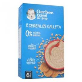 Gerber 8 Cereales Con Galleta 500 g