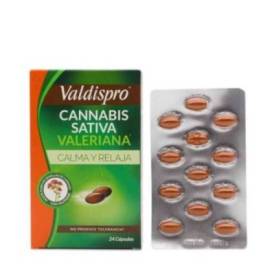 Valdispro Cannabis Sativa Valeriana Calma Y Relaja 24 Caps