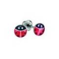 Inverness Pendiente Acero Inoxidable 187c Lady Bug 2 Unidades