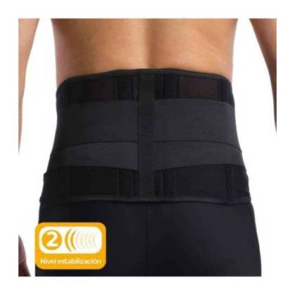 Faja Lumbosacra Semirrigida Primspine Laboral Ref. Prs625nl 1 Unidad Talla L Color Negro