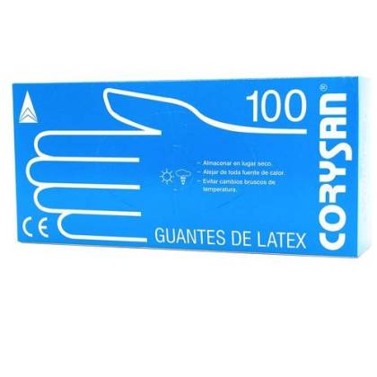 Guantes Corysan Latex Tgrande 100 Und