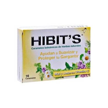 Caramelos Hibit's Miel Y Limon 16 Uds