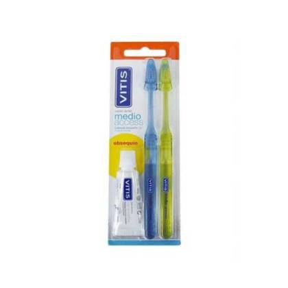 Cepillo Dental Vitis Access Medio 2 Uds