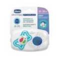 Chupete Silicona Ortodontico Chicco Physio Light 16 36 Meses 2 Unidad Color Azul