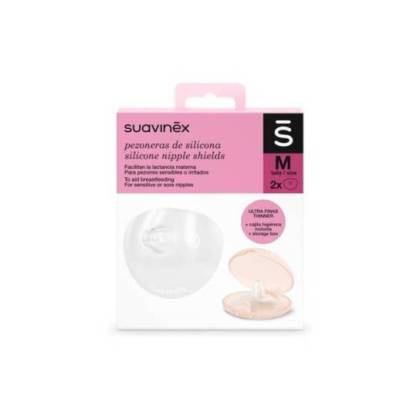 Suavinex Pezonera Silicona 2 Und