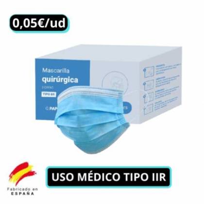 Mascarilla Quirurgica De 4 Capas Caja 50 Uds