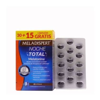 Meladispert Noche Total 30 + 15 Capsulas Pack Ahorro