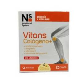 N+s Vitans Colageno+ Vainilla 30 Sobres