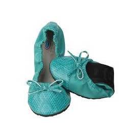 Pocket Ballerina Scholl Croco T-37/38 Aquamarine