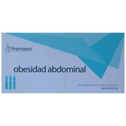 Obesidad Abdominal 10 Ampollas De 2ml