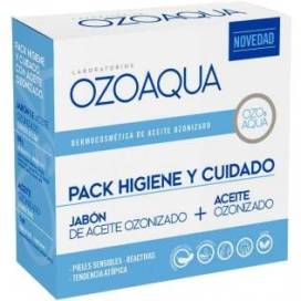 Ozoaqua Pack Higiene Y Cuidado Aceite Ozonizado  15 ml + Jabon De Aceite Ozon 100 g Promo