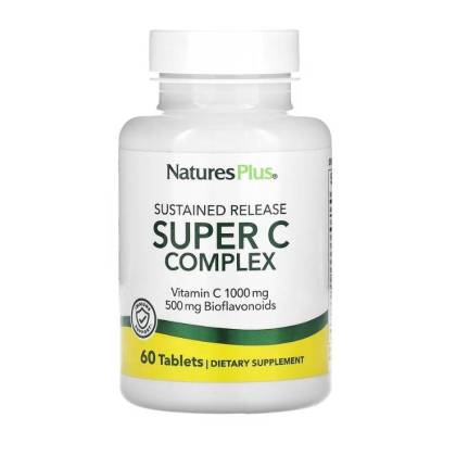 Super C Complex + Bioflavonoides 60 Comp Natures Plus