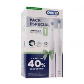 Oral B Electronic Toothbrush Pro1 2 Units Promo