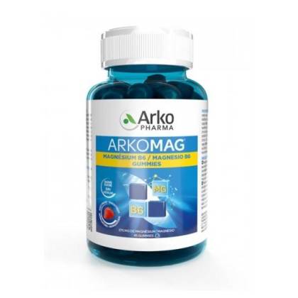 Arkomag Magnesio B6 45 Gummies Sabor Fresa