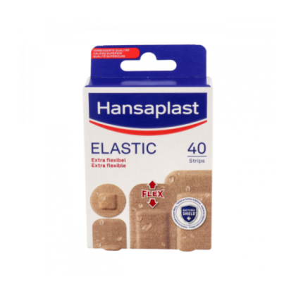 Hansaplast Elastic Sticking Plasters 40 Units Assorted