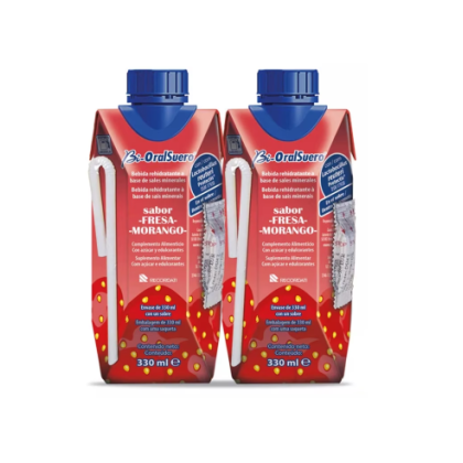 Bioralsuero Morango 2 X 330 Ml