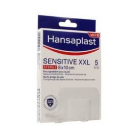 Hansaplast Sensitive Xxl Curativo Estéril 10 Cm X 8 Cm 5 Unidades