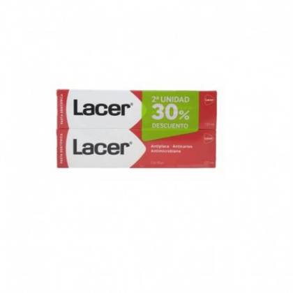 Pasta Dentífrica Lacer 2x125 ml Promoção