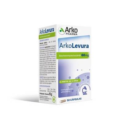 Arkolevura Saccharomyces Boulardii 60mg 50 Cápsulas