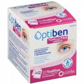 Optiben Toallitas Limpieza Ocular 30 Uds