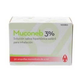 Muconeb 3% Saline Solution 30x4 ml