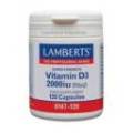 Vitamin D3 2000ui 120 Caps 8147-120 Lamberts