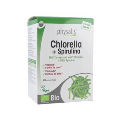Chlorella Y Spirulina Bio 200 Comps Physalis