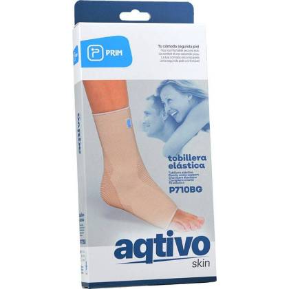 Tobillera Elastica Prim Aqtivo Skin 1 Unidad Talla S