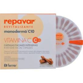 Repavar Revitalizante Monoderma C10 Vitamina C 28 Cap X 2 Promo