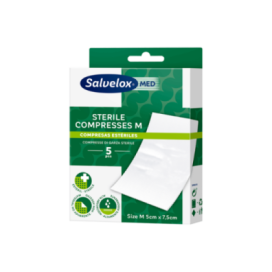 Salvelox Med Sterile Compresses Talla M 5 X 75 Cm 5 Apositos