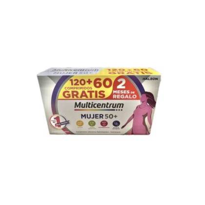 Multicentrum Mujer 50+ 90 Comprimidos + 90 Comprimidos Promo
