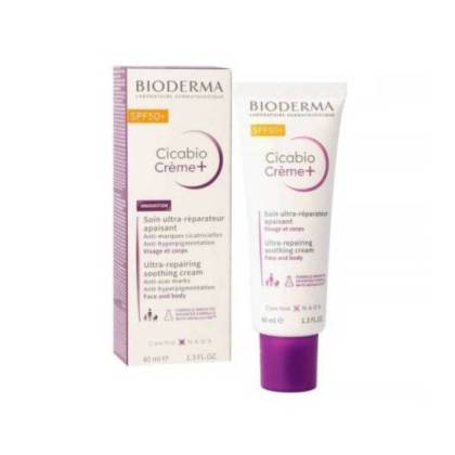 Cicabio Crema Para Piel Dañada Spf50 40 ml Bioderma