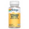 Vitamin D3 & K2 Mk7 60 Capsules Solaray