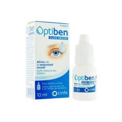 Optiben colírio seco 10 ml