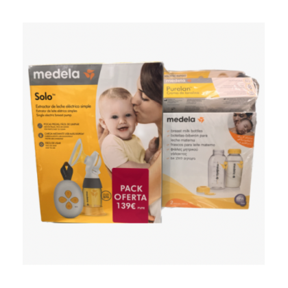 Medela Extractor Leche+purelan+discos Promo