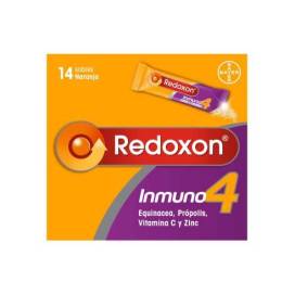Redoxon Immuno 4 Orange Flavor 14 Envelopes