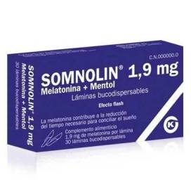 Somnolin Melatonina + Menta 1,9 Mg 30 Laminas Bu