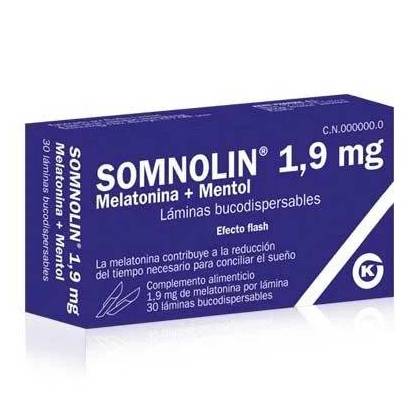 Somnolin Melatonina Menta 19 Mg 30 Laminas Bu