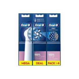 Oral-b Sensitive Clean 6 Cabeças De Substituição Para Escovas De Dentes Eléctricas