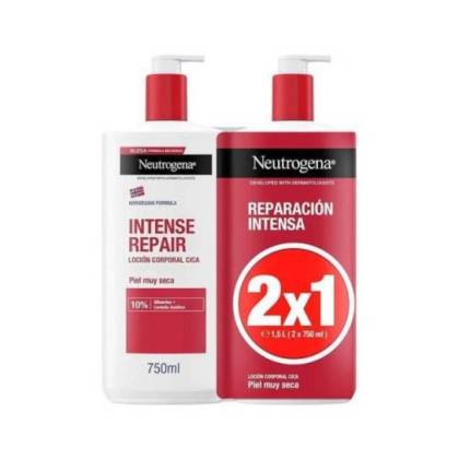 Neutrogena Formula Noruega Locion Reparacion Intensa Piel Muy Seca Y Rugosa 2 X 750 ml Promo