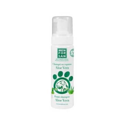 Menforsan Champu Espuma Aloe Vera Perros Y Gatos 200 ml