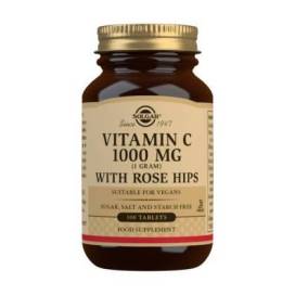 Solgar Vitamina C 1000 Mg Rose Hips 100 Comp Sol